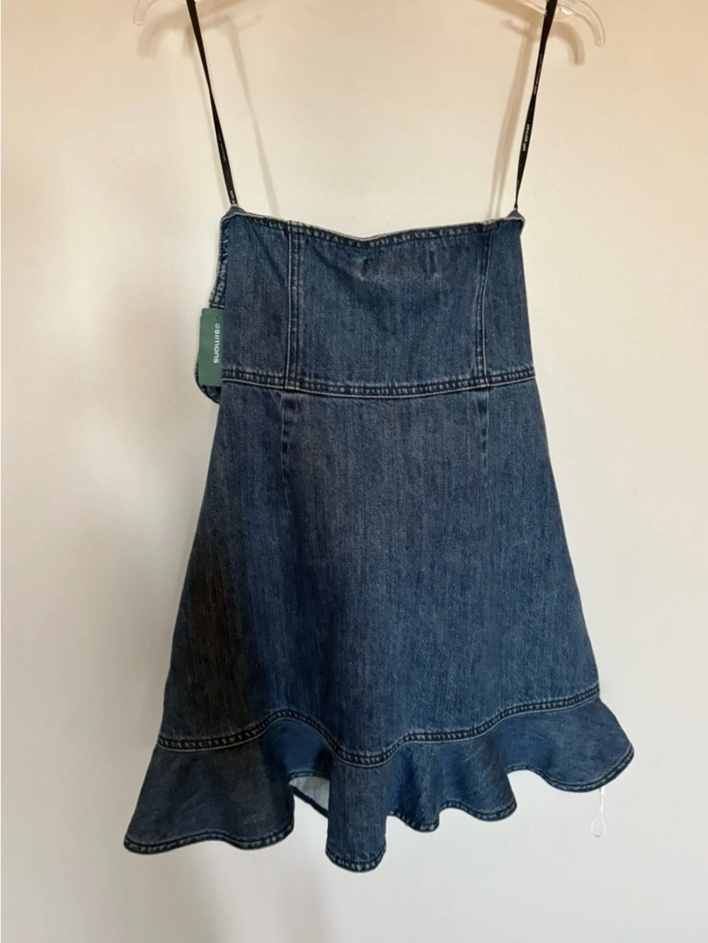 NWT- Self-Portrait Strapless Denim Mini Dress BRAND NEW WITH TAGS - Picture 11 of 13